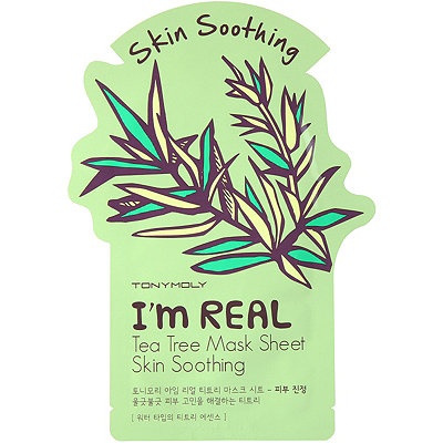 Tonymoly I`m REAL Tea Tree Mask 21ml - maska wygładzająca