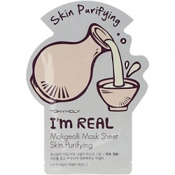 Tonymoly I`m REAL Makgeolli Mask Sheet Skin Purtifying 21ml - maska odżywcza