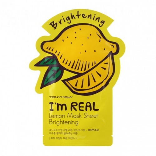 Tonymoly I`m REAL Lemon Mask Sheet Brightening 21ml - maska rozjaśniająca