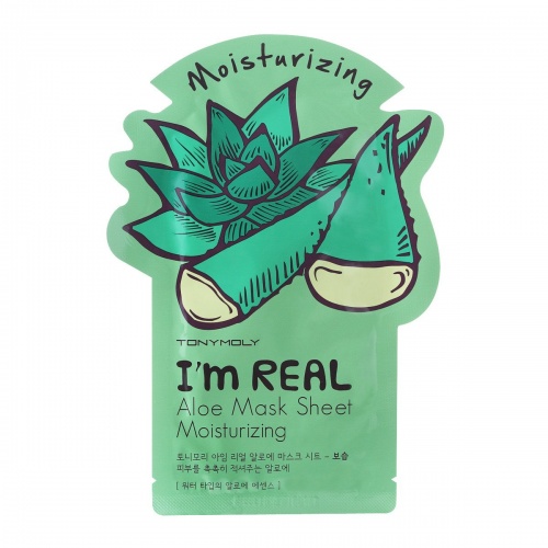 Tonymoly I`m REAL Aloe Mask Sheet Moisturizing 21ml - maska regenerująca