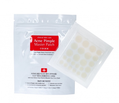 COSRX Acne Pimple Master Patch 24szt- Wysuszające plastry na wypryski