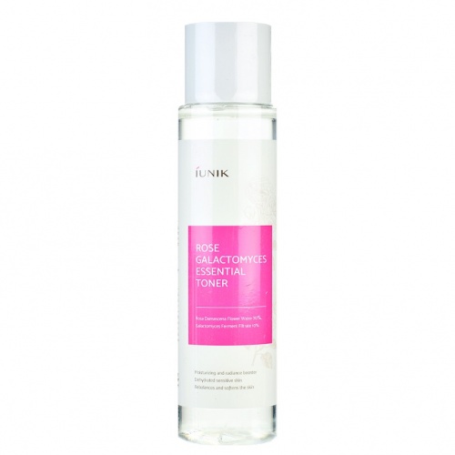 iUNIK Rose Galactomyces Essential Toner 200ml - Tonik Nawilżająco-Rewitalizujący 