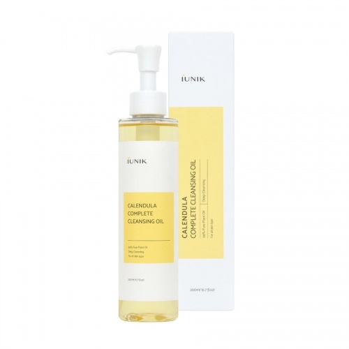 iUNIK Calendula Complete Cleansing Oil 200ml - olejek nawilżająco-odżywczy