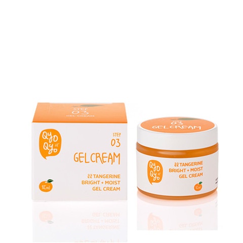 QyoQyo Tangerine Bright + Moist Gel Cream 85ml - krem nawilżająco-rozjaśniający