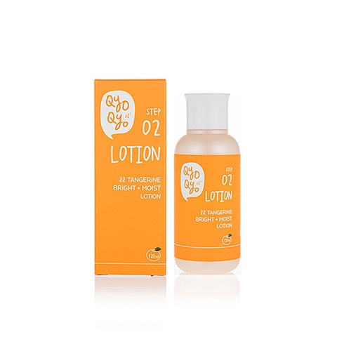 QyoQyo Tangerine Bright + Moist Lotion 120ml - balsam nawilżająco-rozjaśniający