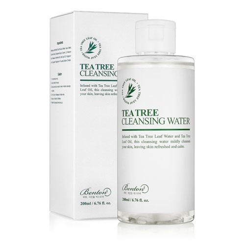 BENTON Tea Tree Cleansing Water - Woda micelarna OCZYSZCZAJĄCO-ŁAGODZĄCA
