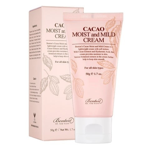 BENTON Cacao Moist and Mild Cream 50g - krem odżywczo-nawilżający