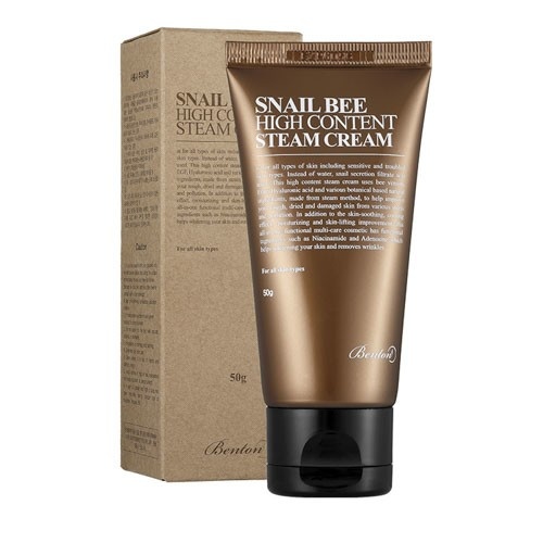 BENTON Snail Bee High Content Steam Cream - krem nawilżająco-odmładzający