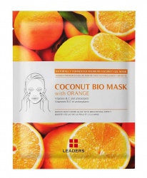 Leaders Insolution Coconut Bio Mask With Orange 30ml - maska nawilżająco-rozjaśniająca