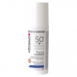 Ultrasun Tinted Anti-Pigmentation SPF50 Face Lotion 50ml - krem przeciwstarzeniowy z filtrem
