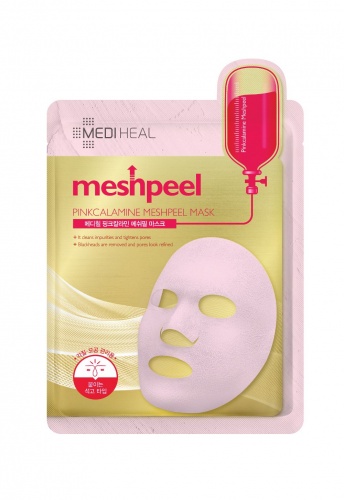Mediheal Meshpeel Pinkcalamine Mask 17g - maska oczyszczająco-łagodząca