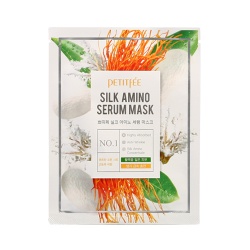 Petitfee Silk Amino Serum Mask 25g - maseczka odżywcza 