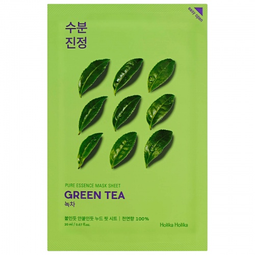 Holika Holika Pure Essence Mask Sheet Green Tea 23ml - maska oczyszczająco-łagodząca