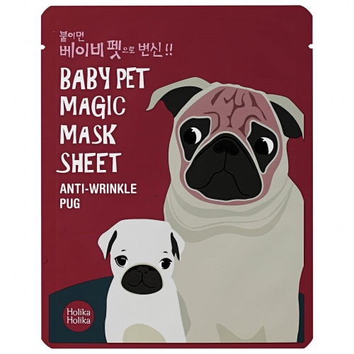 Holika Holika Baby Pet Magic Mask Sheet Pug 22ml - maska przeciwstarzeniowa
