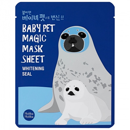 Holika Holika Baby Pet Magic Mask Sheet Seal 22ml - maska rozjaśniająca