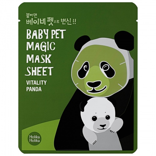 Holika Holika Baby Pet Magic Mask Sheet Panda 22ml - maska rewitalizująca