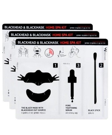 Wish Formula Blackhead & Blackmask Home Spa Kit - maska, serum NA ROZSZERZONE PORY I ZASKÓRNIKI