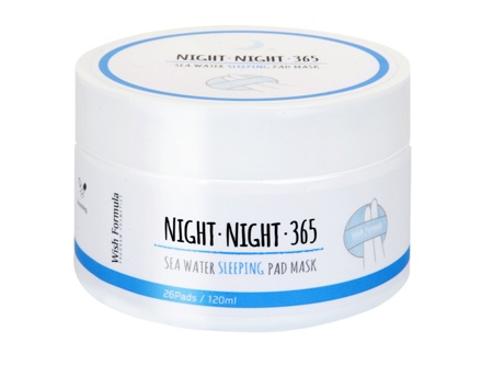 Wish Formula Night Night 365 Sea Water Sleeping Pad Mask 26szt - płatki oczyszczająco-regenerujące