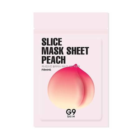 G9SKIN Slice Mask Sheet Peach 6szt - maska ujędrniająca