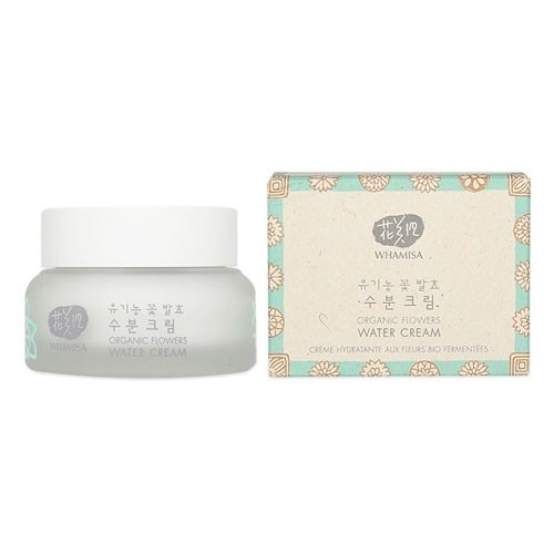 WHAMISA Organic Flowers Water Cream - krem intensywnie nawilżający