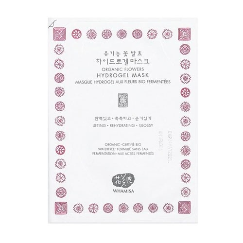 WHAMISA Organic Flowers Hydrogel Mask 33g - Hydrożelowa maska regenerująca