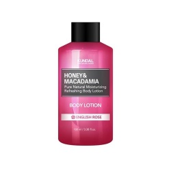 KUNDAL Honey&Macadamia Body Lotion English Rose - balsam do ciała - angielska róża