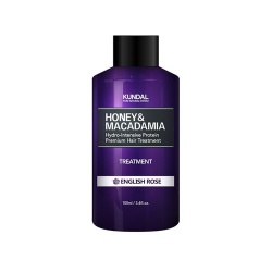 KUNDAL Honey&Macadamia Treatment English Rose - Odżywka do włosów - angielska róża