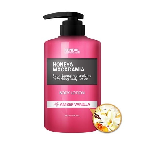 KUNDAL Honey&Macadamia Body Lotion Amber Vanilla - Balsam do ciała - bursztyn, wanilia