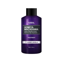 KUNDAL Honey&Macadamia Treatment Amber Vanilla - Odżywka do włosów - bursztyn, wanilia