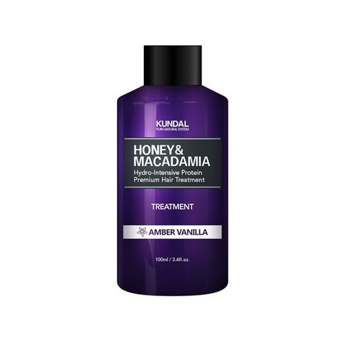 KUNDAL Honey&Macadamia Treatment Amber Vanilla - Odżywka do włosów - bursztyn, wanilia