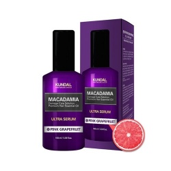 KUNDAL Macadamia Ultra Serum Pink Grapefruit 100ml - Serum do włosów - różowy Grejfrut 