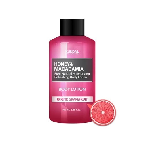 KUNDAL Honey&Macadamia Body Lotion Pink Grapefruit - Balsam do ciała - różowy grejpfrut 