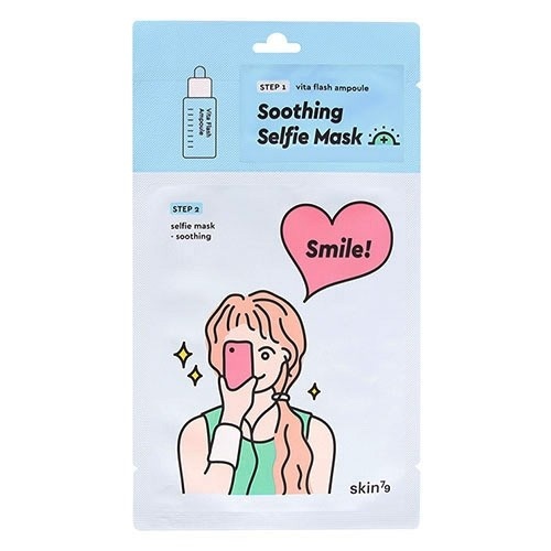 SKIN79 SELFIE MASK SOOTHING 2 STEP 26.5ml - maska Kojąca 