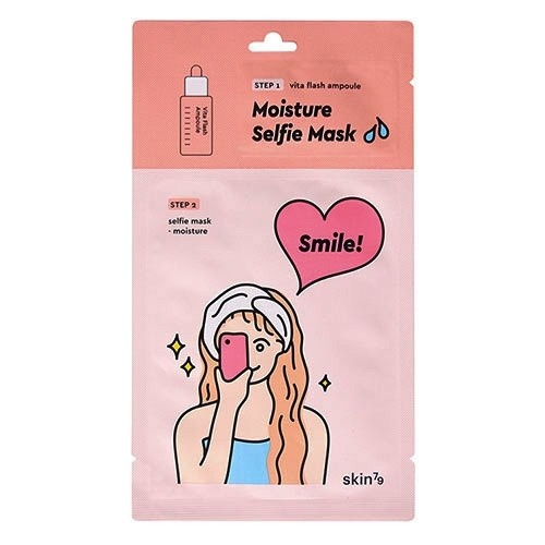 SKIN79 SELFIE MASK MOISTURE 2 STEP 26,5ml - maska odżywczo-Nawilżająca 