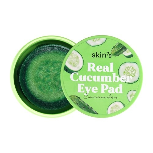 SKIN79 Real Cucumber Eye Pad 30szt - Ogórkowe płatki nawilżająco-kojące na oczy 