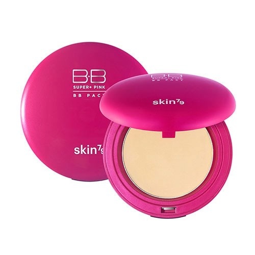 SKIN79 Super+ Pink BB Pact 15g - Matujący puder w kompakcie 