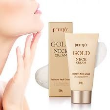 PETITFEE Gold Neck Cream 50g - przeciwzmarszczkowy krem na szyję