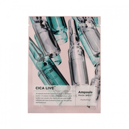 Heimish Cica Live Ampoule Mask 30ml - maska łagodząco-nawilżająca