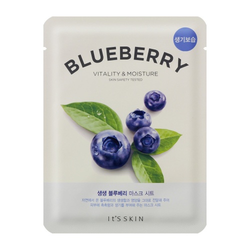 It's Skin The Fresh Mask Sheet Blueberry 1szt - maska Antyoksydacyjno-rozświetlająca
