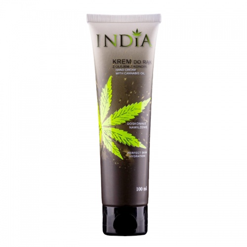 India Hand Cream with Cannabis Oil 100ml - KREM OCHRONNY DO RĄK 