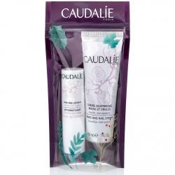 Caudalie - zestaw zimowy, krem do rąk+pomadka