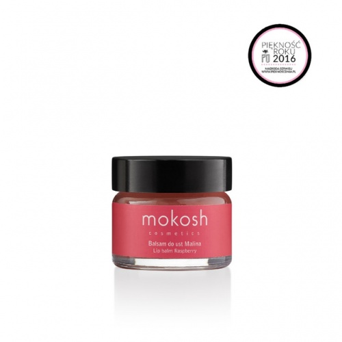 Mokosh Lip Balm Raspberry 15ml - odżywczy balsam do ust Malina