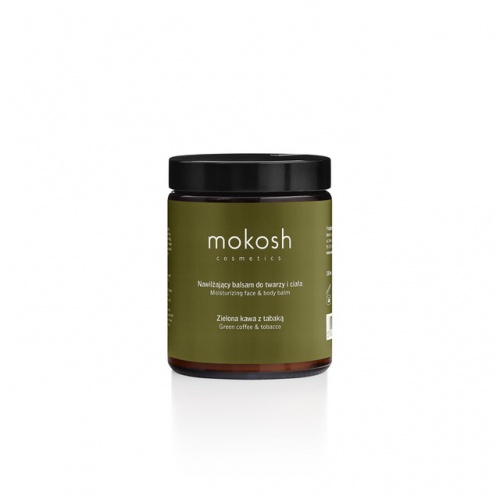 Mokosh Moisturizing Face and body balm 180ml - Nawilżający balsam do twarzy i ciała Zielona kawa z tabaką