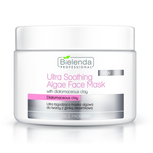 Bielenda Professional Ultra Soothing Algae Face Mask With Diatomaceous Clay 190g - algowa maska łagodząca