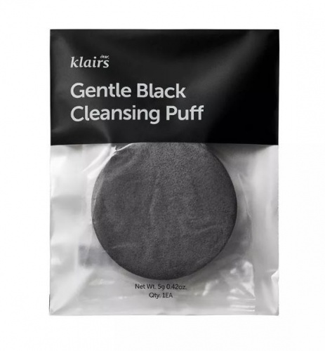 KLAIRS Gentle Black Cleansing Puff - Oczyszczająca gąbka