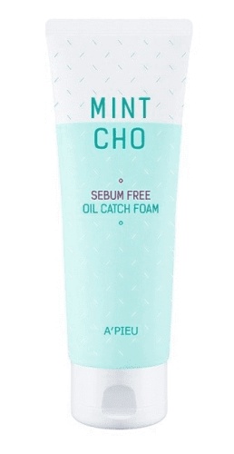 A'pieu Mintcho Sebum Free Oil Catch Foam 150ml - Oczyszczająca Pianka 
