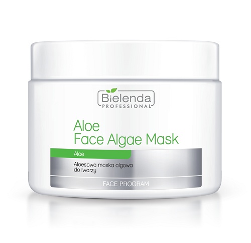 Bielenda Professional Aloe Face Algae Mask 190g - nawilżająca maska aloesowa