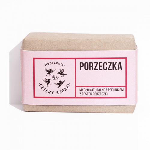 Mydlarnia Cztery Szpaki MYDŁO PORZECZKA 110g - NATURALNE MYDło peelingujące