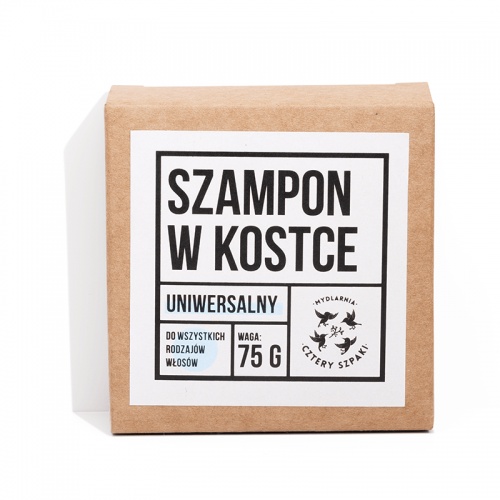 Mydlarnia Cztery Szpaki SZAMPON DO WŁOSÓW W KOSTCE 75g