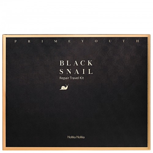 Holika Holika Prime Youth Black Snail Kit - zestaw kosmetyków z ekstraktem ze śluzu czarnego ślimaka